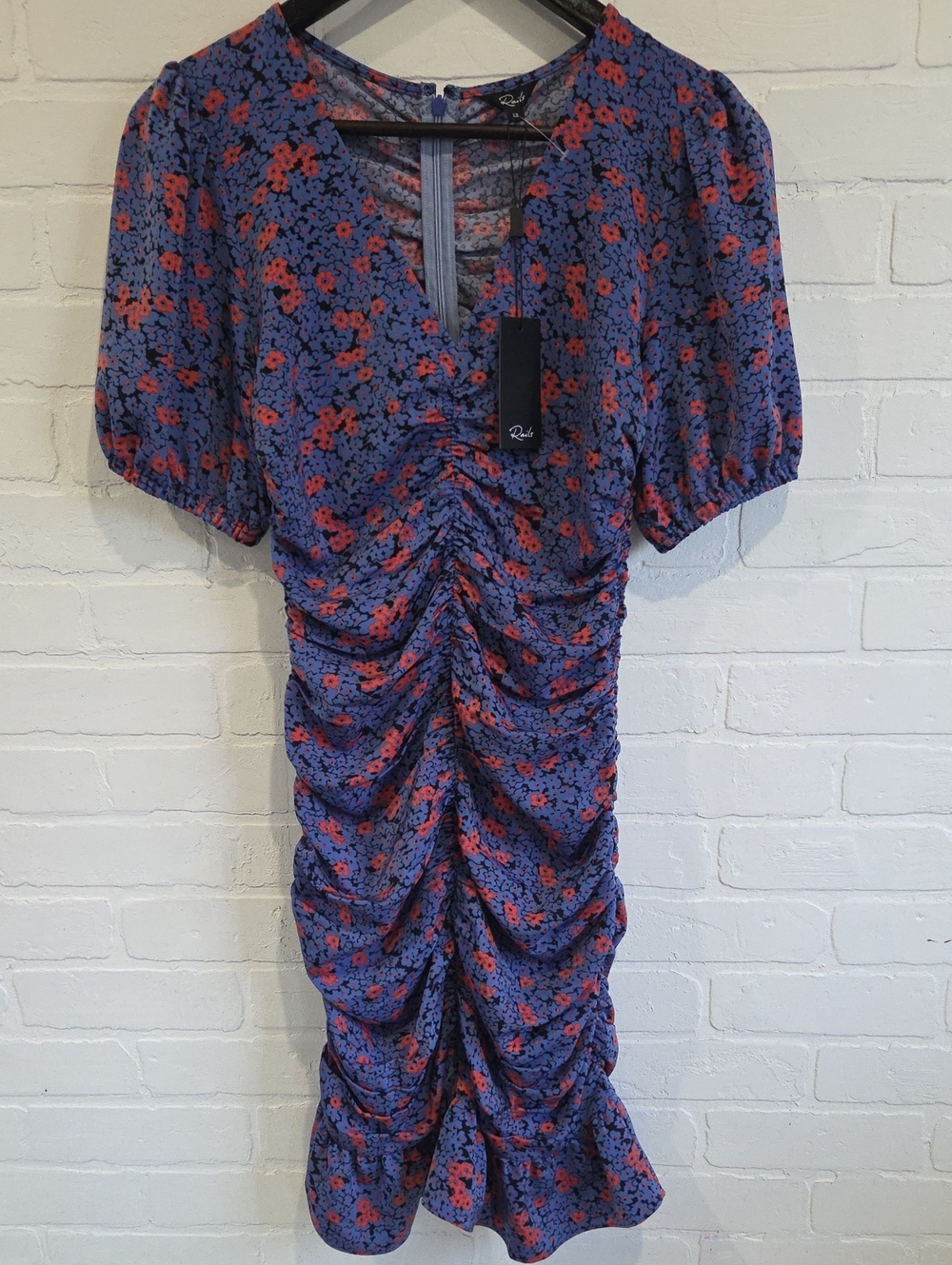 Rails Scarlette Bloom Ruched Midi Drwss -NWT